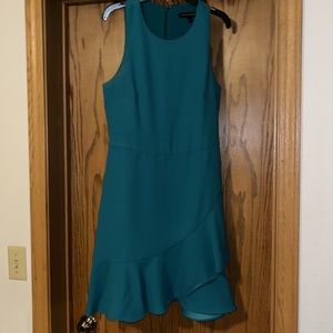 Teal faux wrap Banana Republic Dress